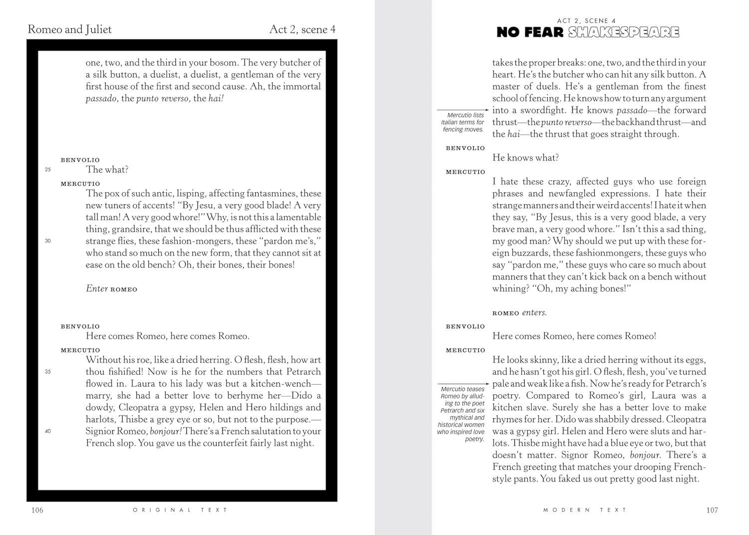 Romeo and Juliet (No Fear Shakespeare) -Volume 2 Romeo and Juliet (No Fear Shakespeare) -Volume 2